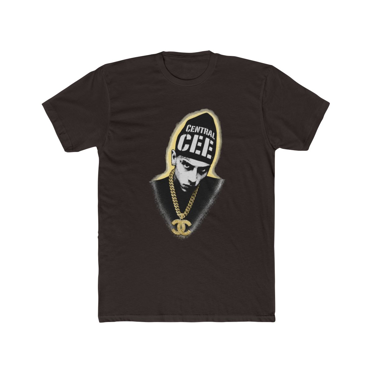 Central Cee Portrait Graphic T Shirt - Black - Large - alternate angle 2, merchandise
