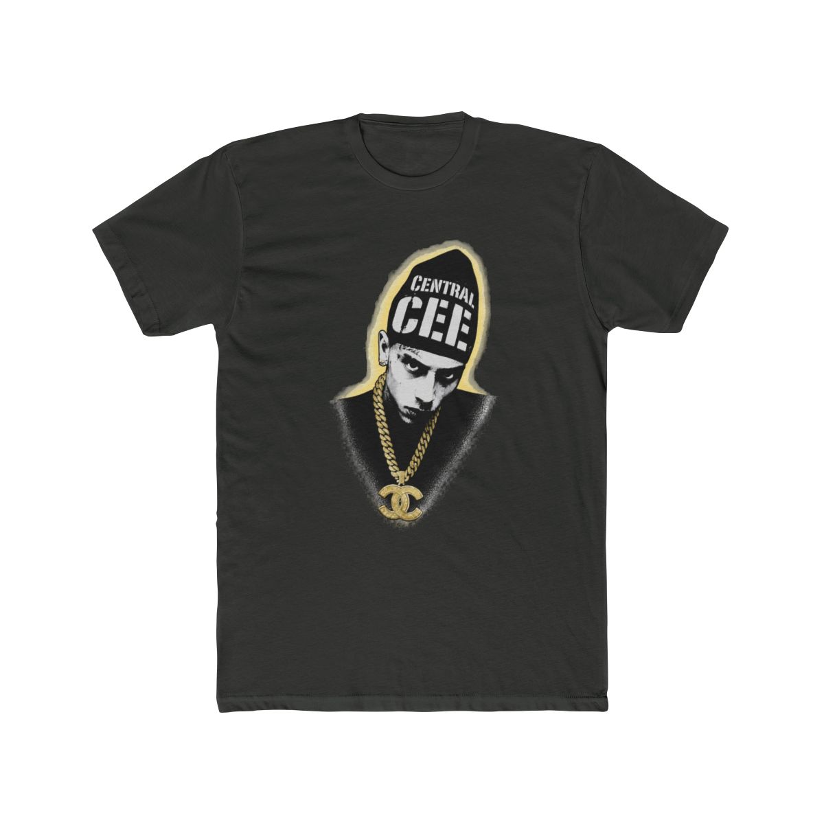 Central Cee Portrait Graphic T Shirt - Black - Large - alternate angle 5, merchandise