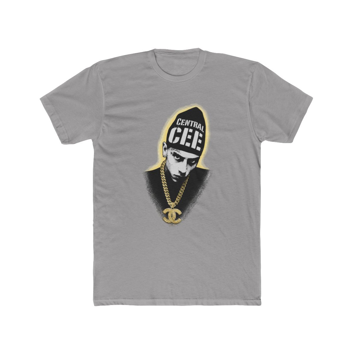 Central Cee Portrait Graphic T Shirt - Black - Large - Official T-Shirts merchandise