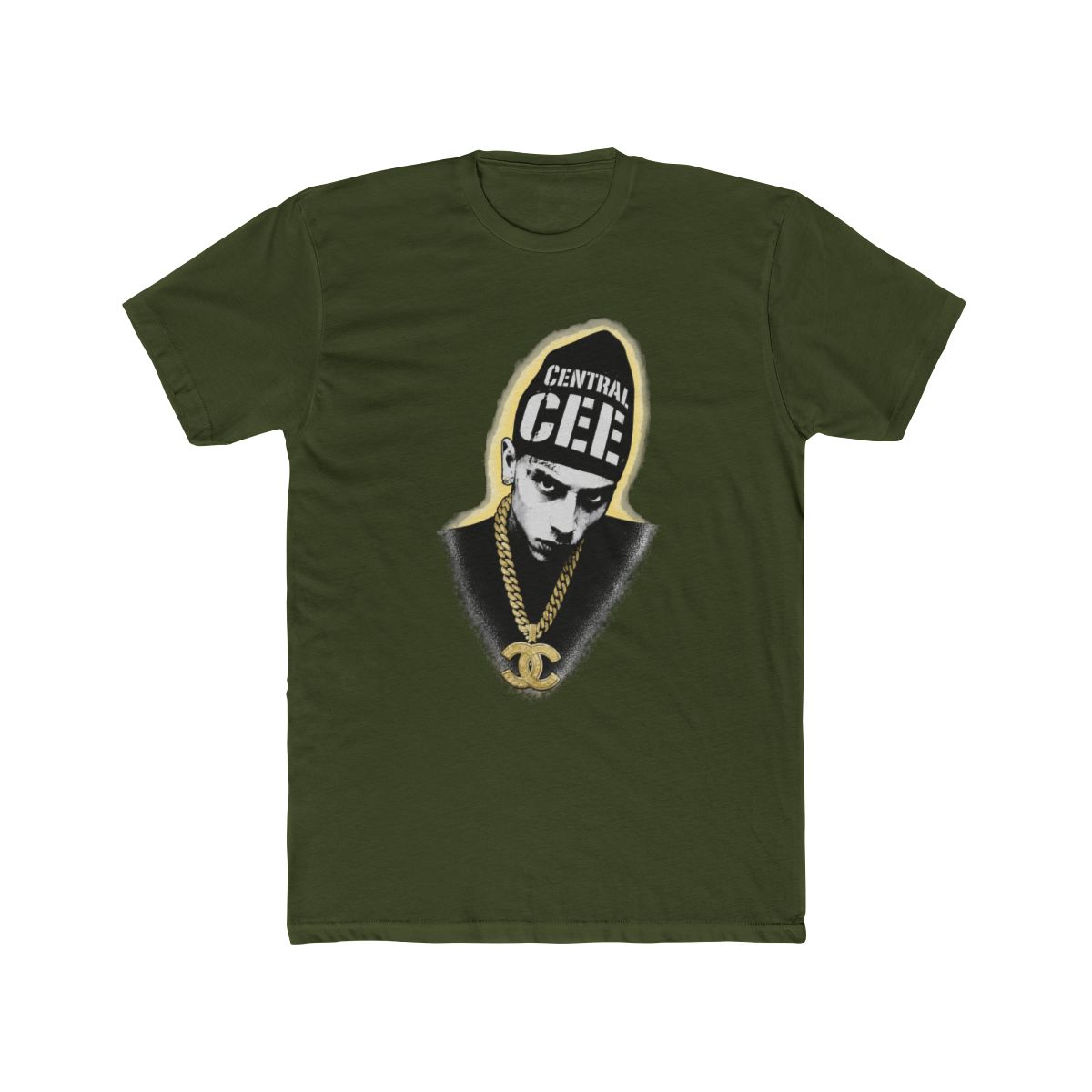 Central Cee Portrait Graphic T Shirt - Black - Large - alternate angle 4, merchandise