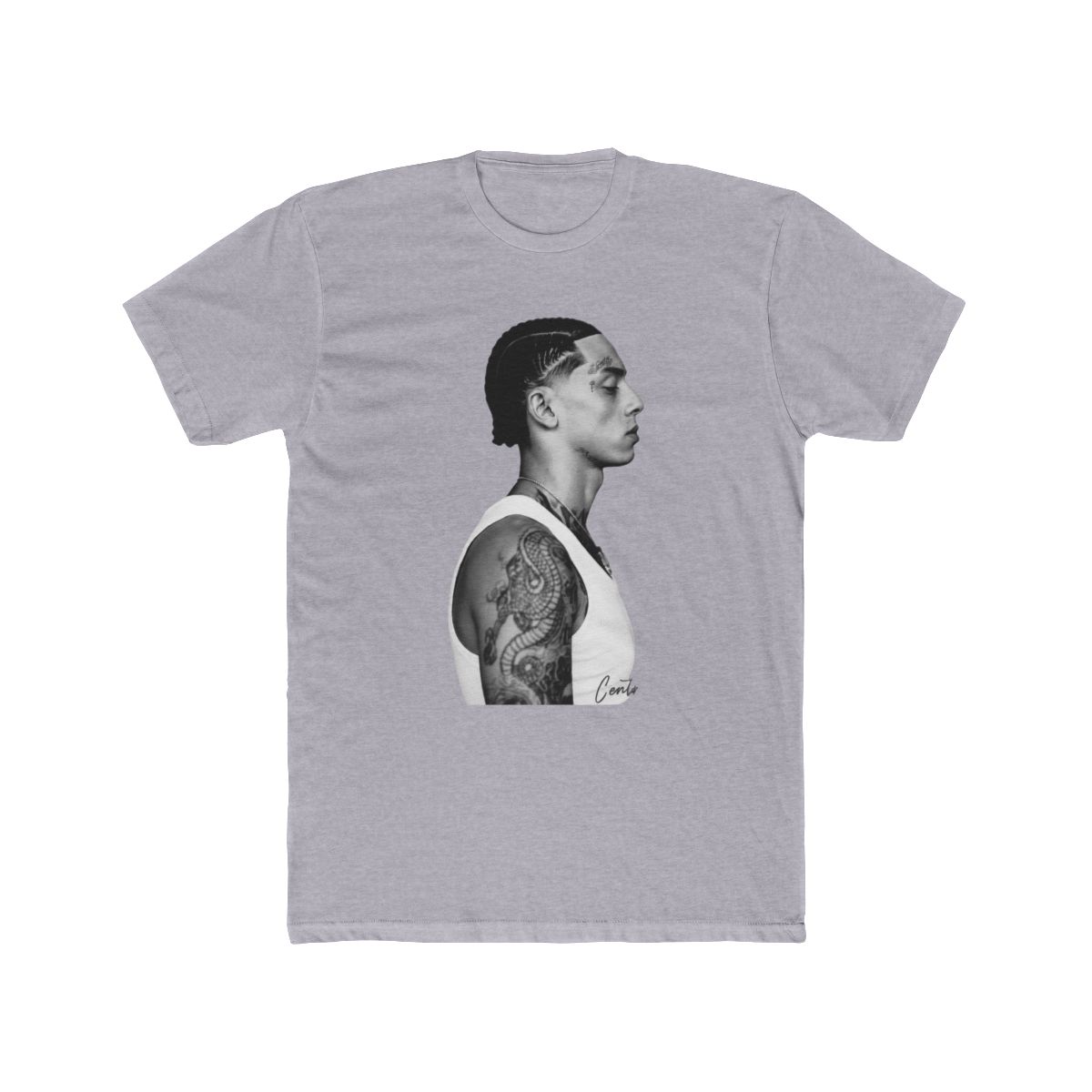 2026 Summer Central Cee Graphic T Shirt Men Minimalist Vibe Tee Hip Hop Artist Fan Merch Breathable Cotton Streetwear Casual Top