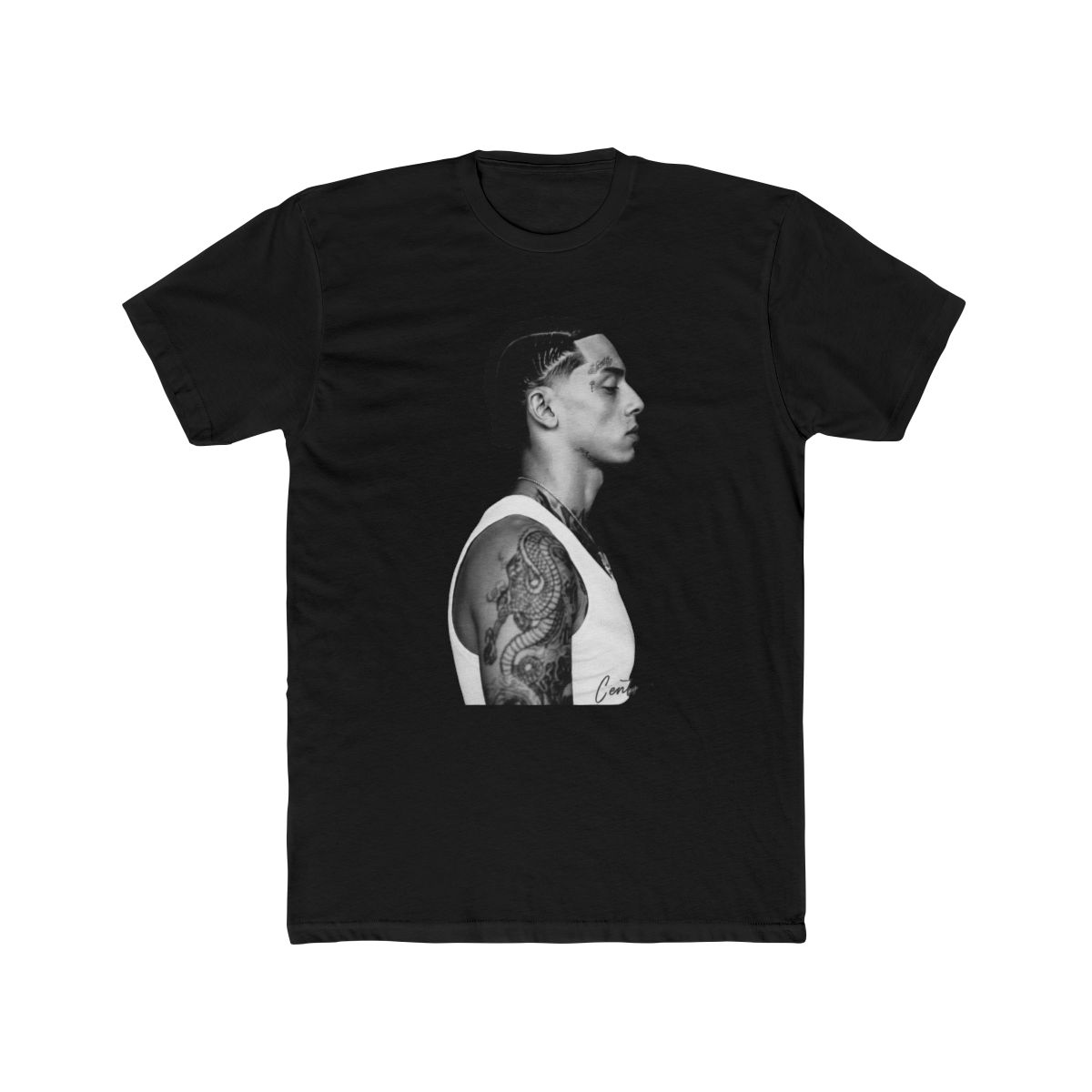 2026 Summer Central Cee Graphic T Shirt Men Minimalist Vibe Tee Hip Hop Artist Fan Merch Breathable Cotton Streetwear Casual Top - alternate angle 3, merchandise