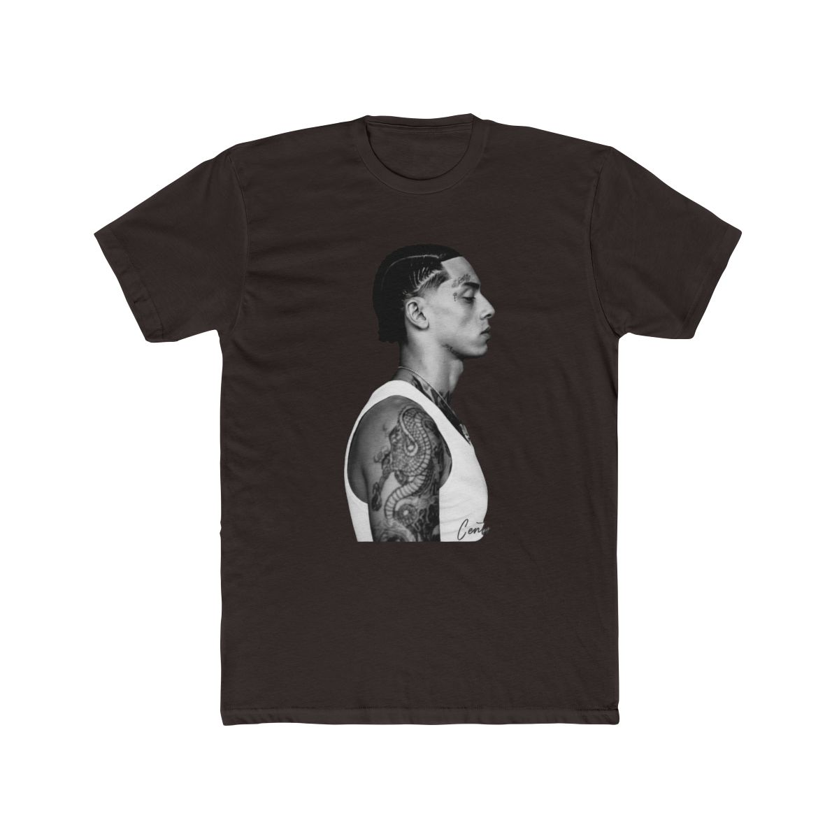 2026 Summer Central Cee Graphic T Shirt Men Minimalist Vibe Tee Hip Hop Artist Fan Merch Breathable Cotton Streetwear Casual Top - alternate angle 2, merchandise