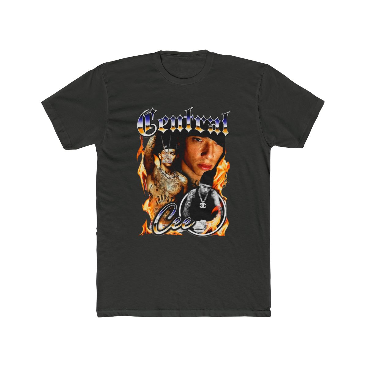 Central Cee Collage Graphic T Shirt - Black - Extra Large - alternate angle 5, merchandise