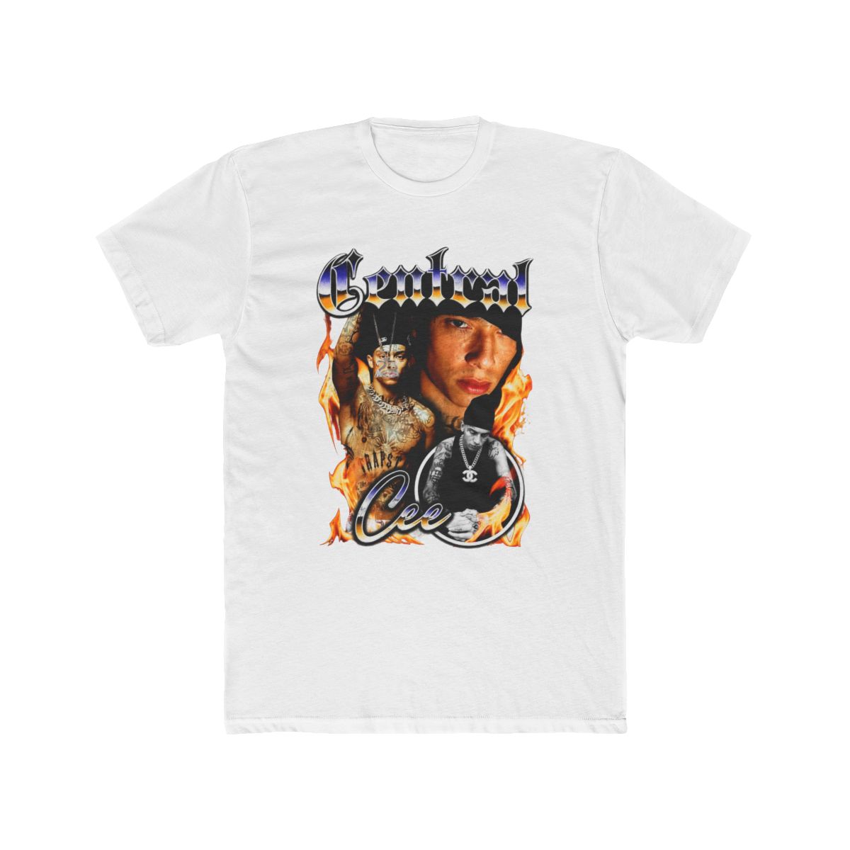 Central Cee Collage Graphic T Shirt - Black - Extra Large - Central Cee official T-Shirts merch
