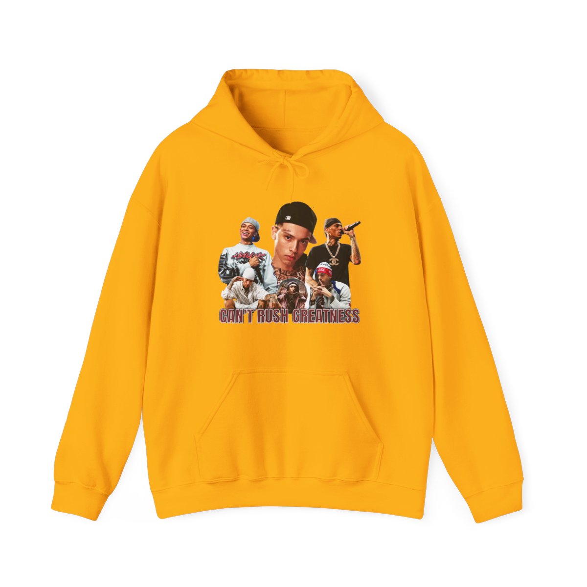 T Rush Greatness Central Cee Merch Hoodie Central Cee The Can't Rush Greatness World Tour - alternate angle 2, merchandise